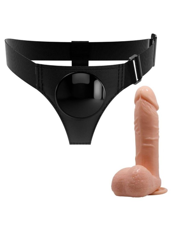 PRETTY LOVE - HARNESS BRIEFS ARNÉS UNIVERSAL CON DILDO
