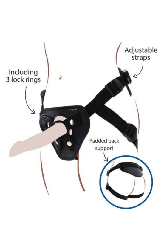 GET REAL - STRAP-ON DELUXE HARNES NEGRO