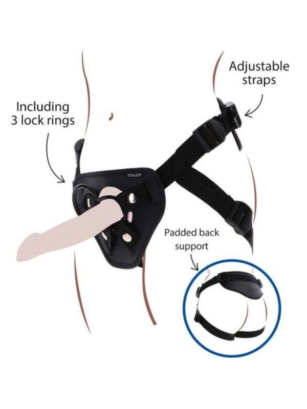 GET REAL - STRAP-ON DELUXE HARNES NEGRO