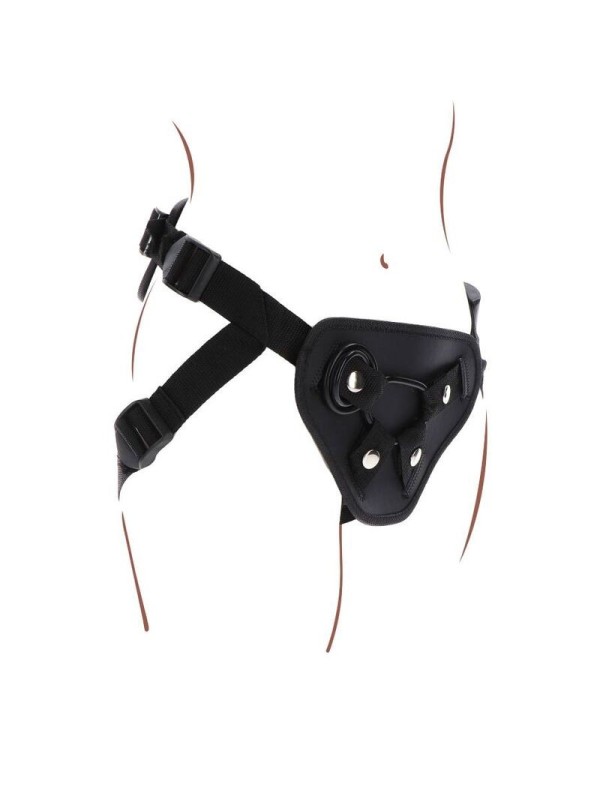 GET REAL - STRAP-ON DELUXE HARNES NEGRO