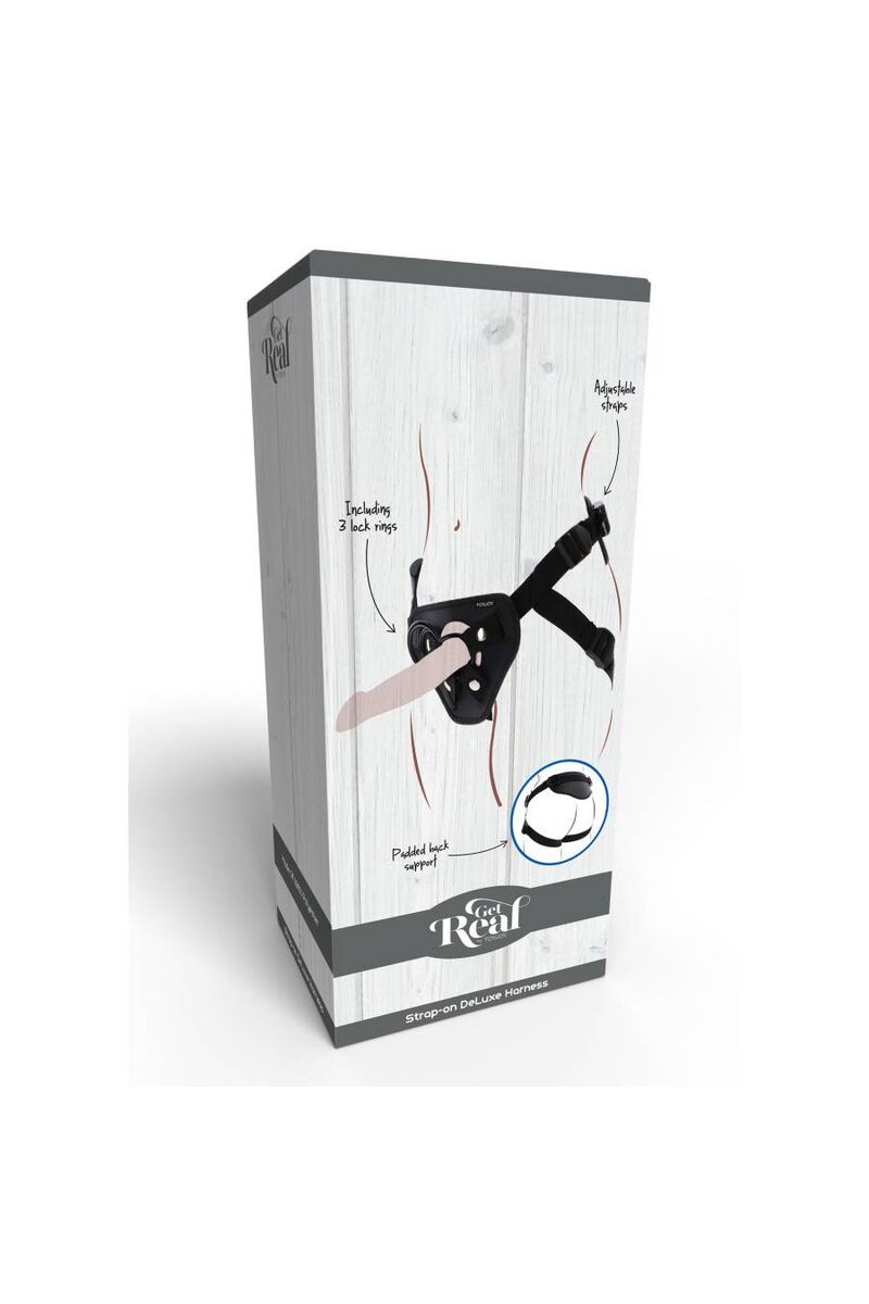 GET REAL - STRAP-ON DELUXE HARNES NEGRO