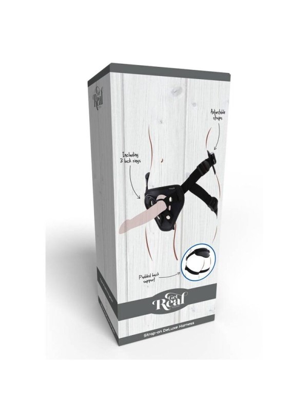GET REAL - STRAP-ON DELUXE HARNES NEGRO