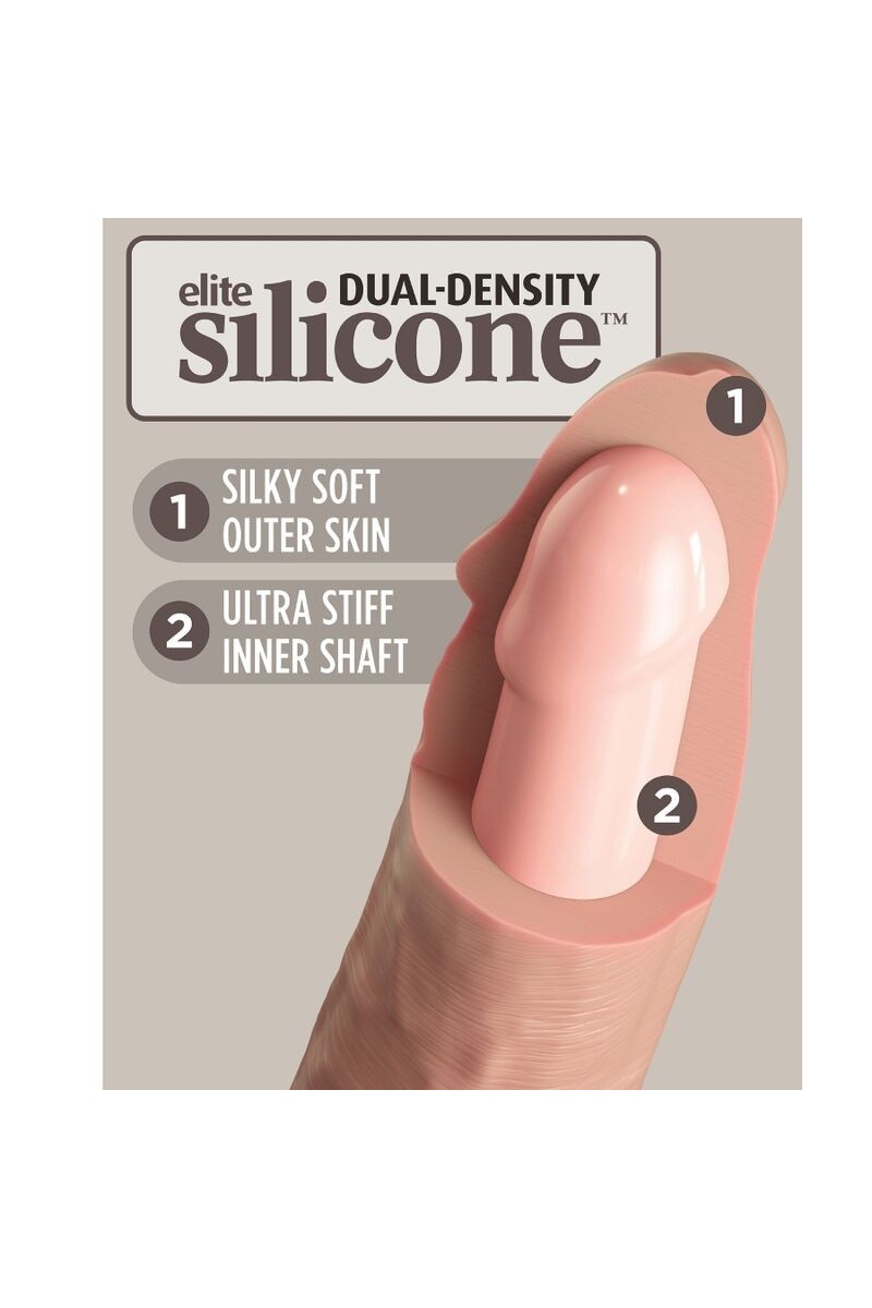 KING COCK - ELITE ARNES AJUSTABLE PARA PRINCIPIANTES CON DILDO 15.2 CM