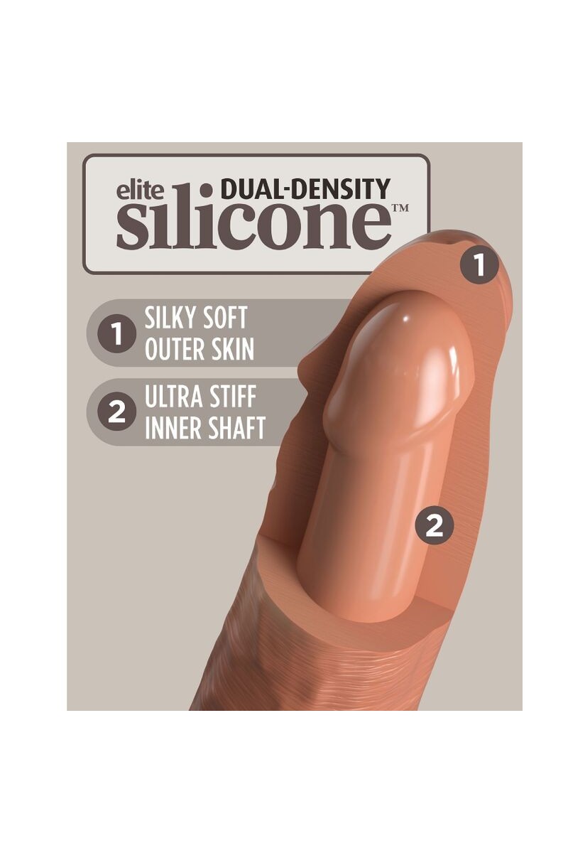 KING COCK - ELITE ARNES AJUSTABLE CONFORTABLE CON DILDO 17.8 CM