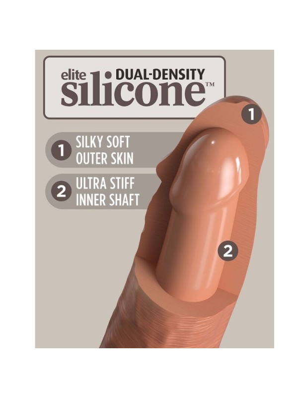KING COCK - ELITE ARNES AJUSTABLE CONFORTABLE CON DILDO 17.8 CM