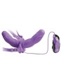 FETISH FANTASY ELITE - DOUBLE ARNES DOBLE VIBRADOR LILA 11.5CM