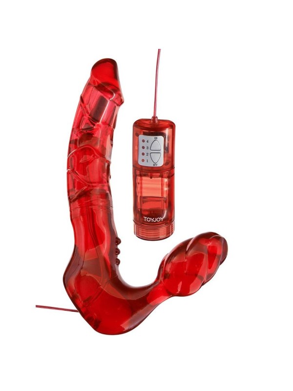 TOYJOY - ARNES DOBLE PENETRACION SIN CORREAS CON VIBRADOR