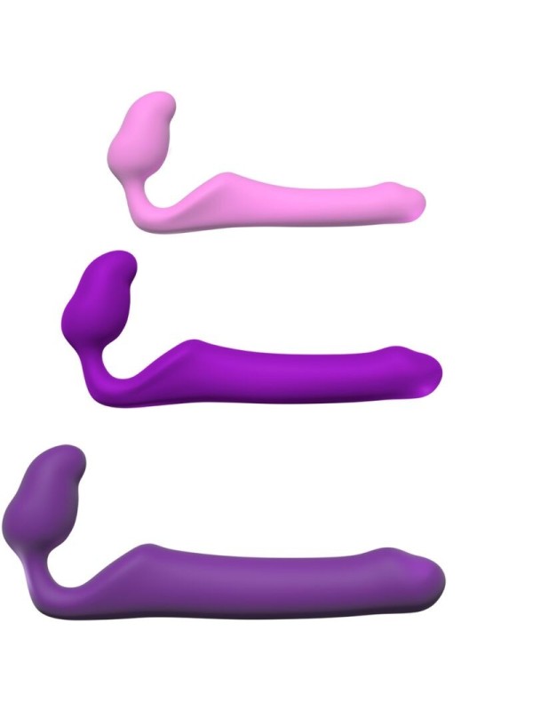 ADRIEN LASTIC - QUEENS STRAP-ON FLEXIBLE ROSA TALLA S