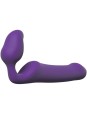 ADRIEN LASTIC - QUEENS STRAP-ON FLEXIBLE VIOLETA TALLA L