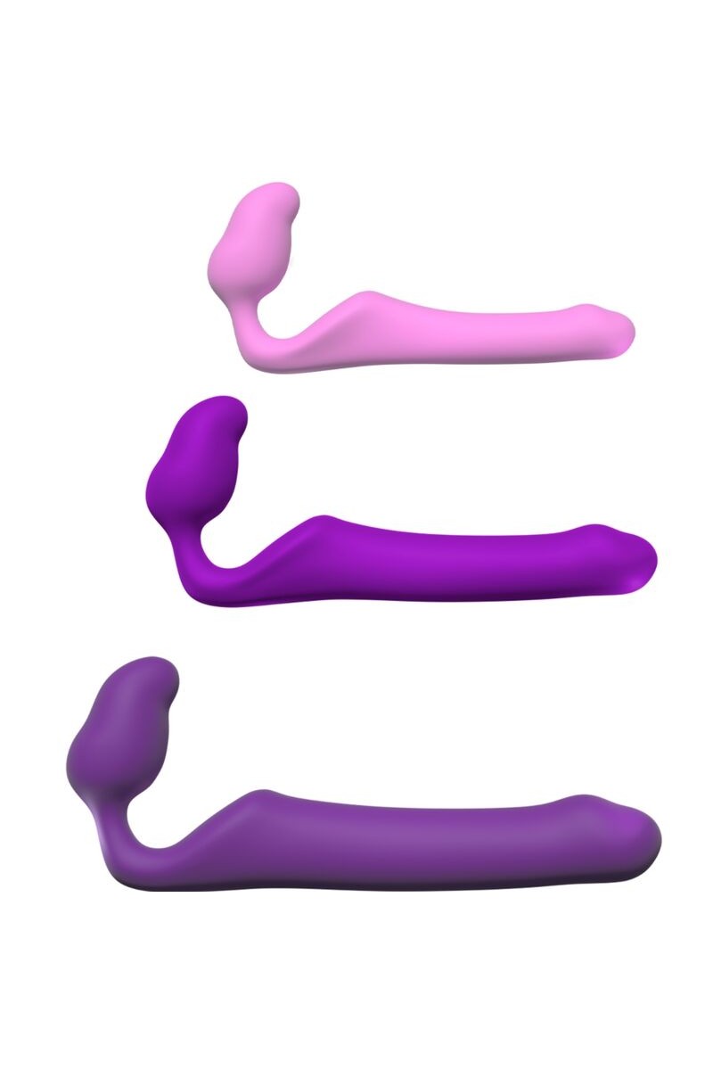 ADRIEN LASTIC - QUEENS STRAP-ON FLEXIBLE VIOLETA TALLA L