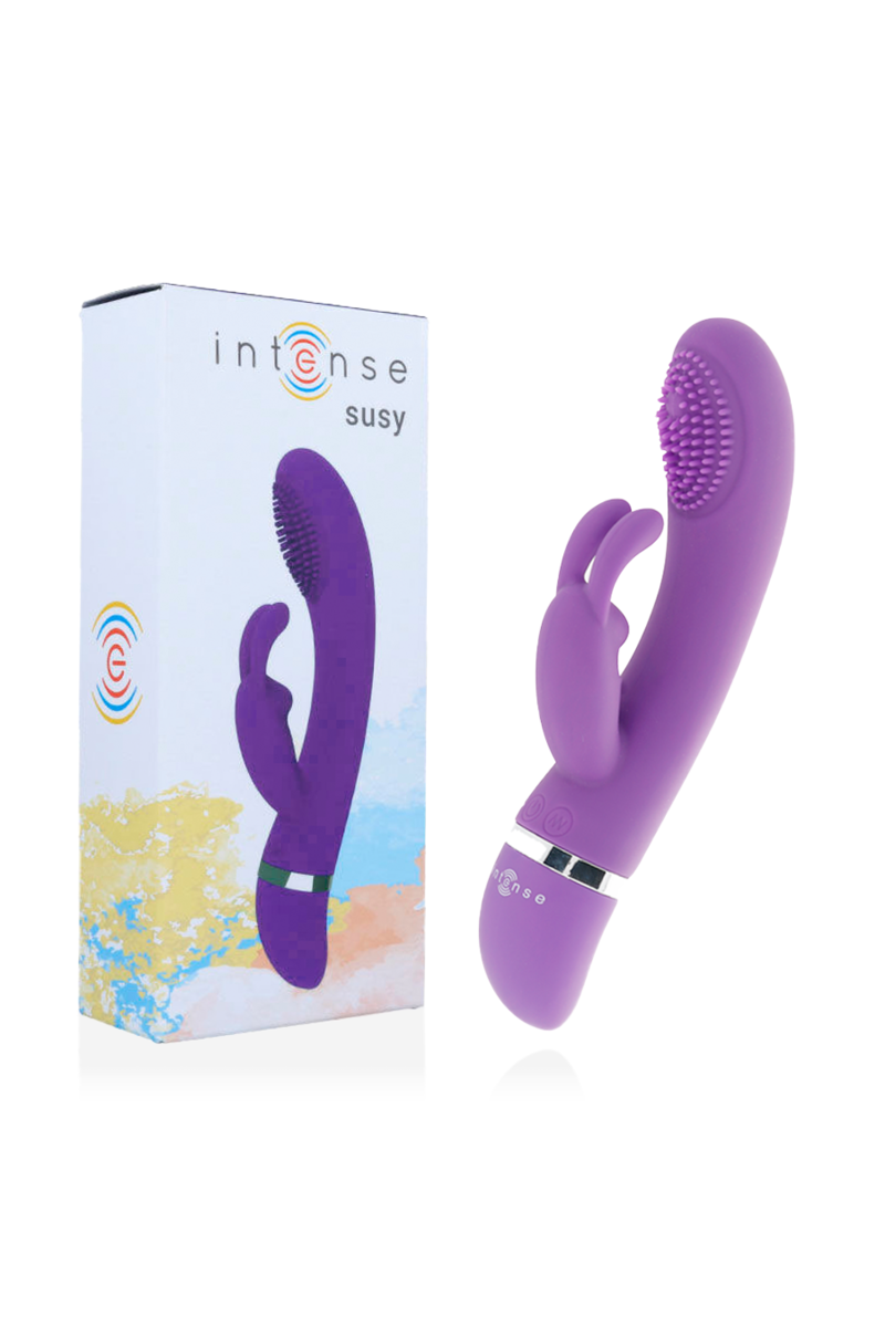 INTENSE - SUSY VIBRADOR OSCILANTE SILICON RABBIT LILA