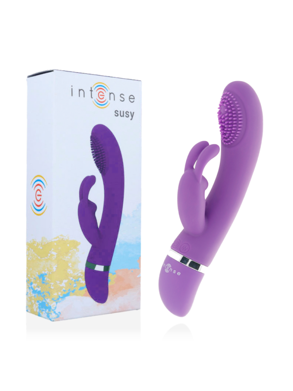 INTENSE - SUSY VIBRADOR OSCILANTE SILICON RABBIT LILA
