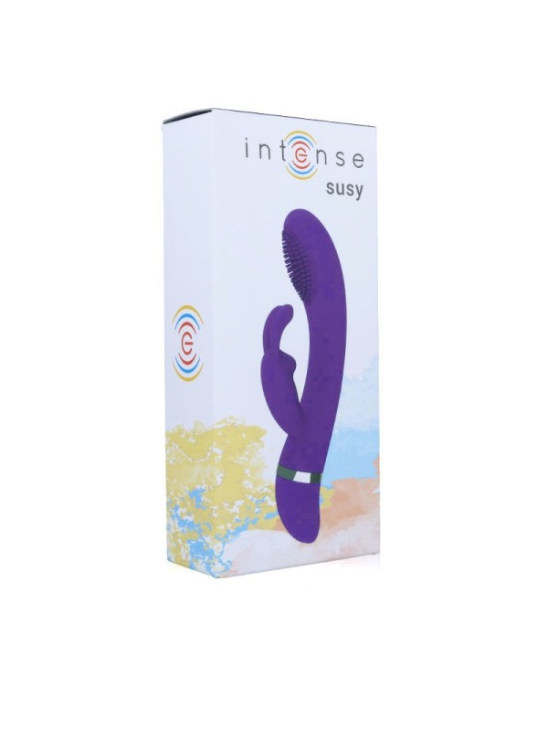 INTENSE - SUSY VIBRADOR OSCILANTE SILICON RABBIT LILA