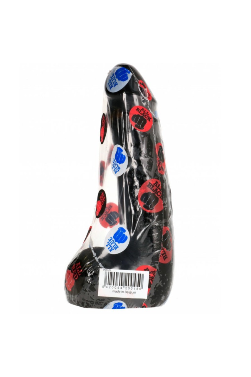 ALL BLACK - DILDO REALISTICO NEGRO SUAVE 20 CM