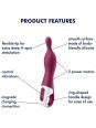 SATISFYER - AMAZING 1 VIBRADOR PUNTO A BERRY