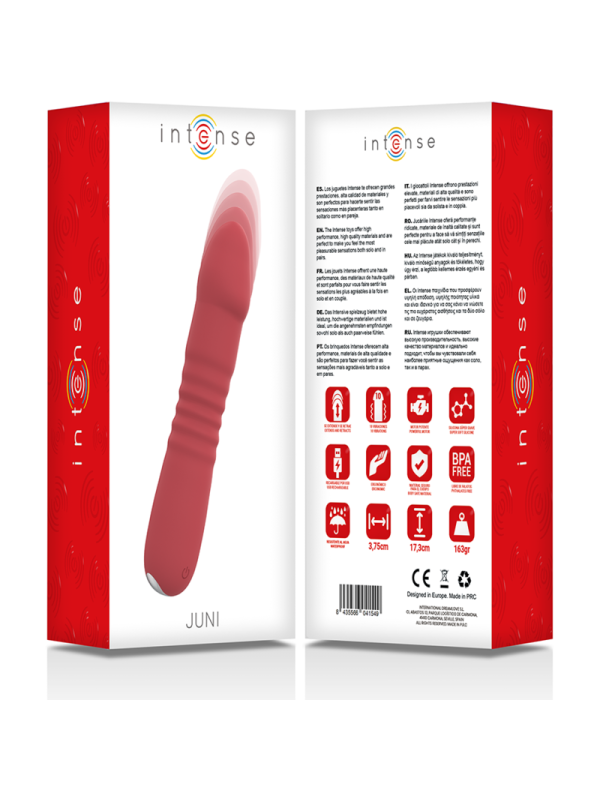 INTENSE - JUNI UP & DOWN 10 VIBRACIONES ROJO