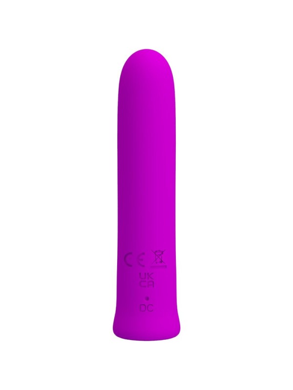 PRETTY LOVE - CURTIS MINI SUPERPOWER 12 VIBRACIONES SILICONA VIOLETA