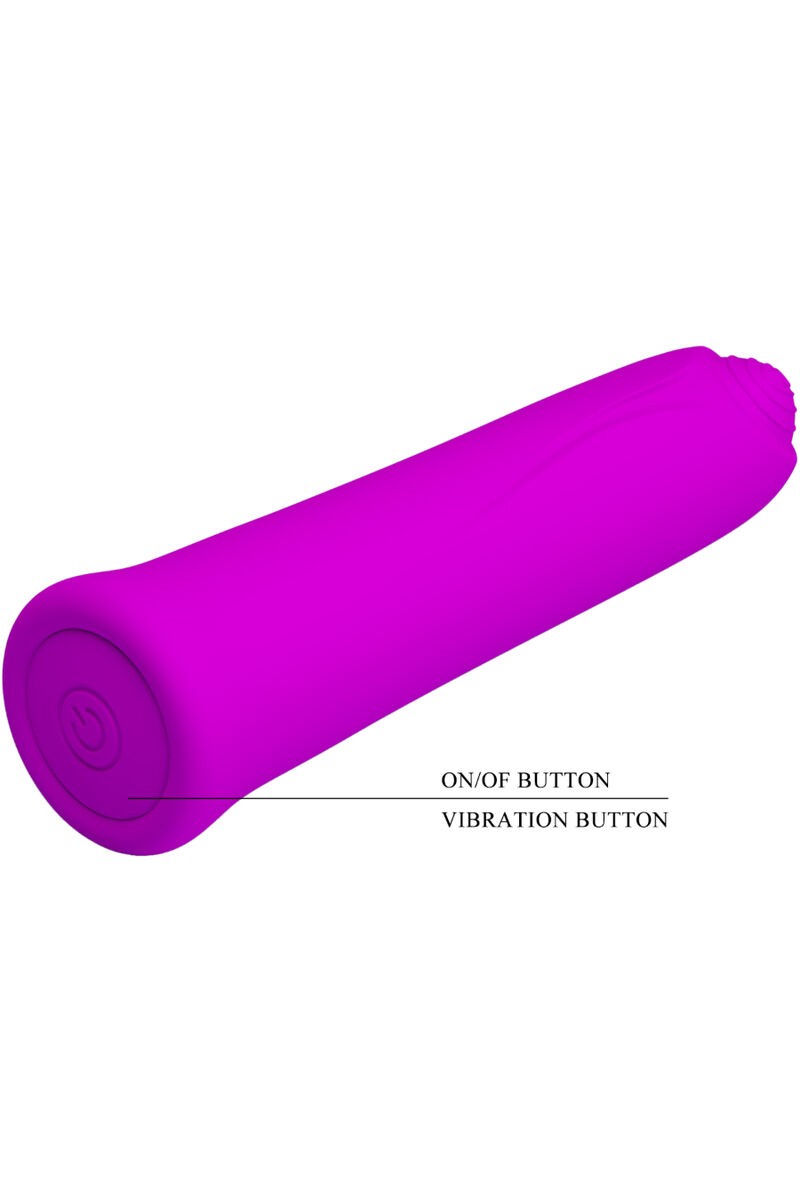 PRETTY LOVE - CURTIS MINI SUPERPOWER 12 VIBRACIONES SILICONA VIOLETA
