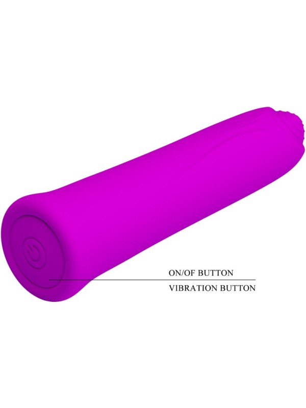 PRETTY LOVE - CURTIS MINI SUPERPOWER 12 VIBRACIONES SILICONA VIOLETA