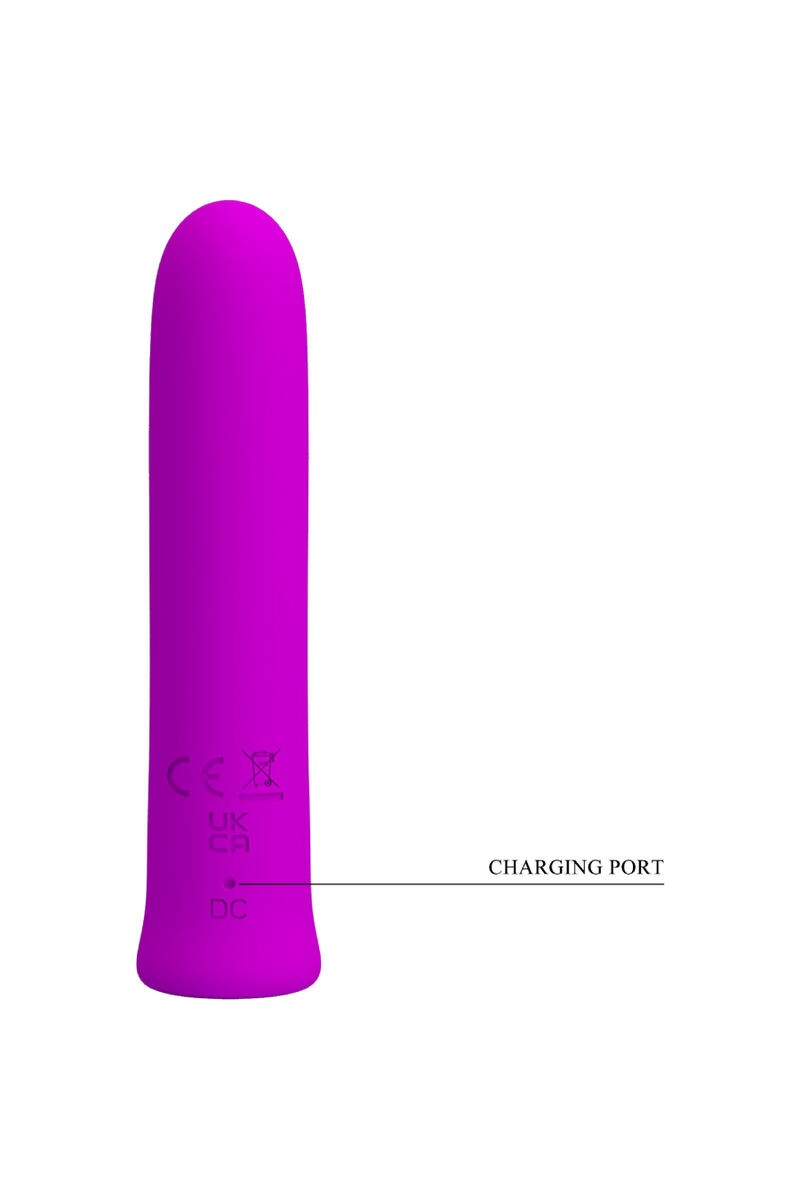 PRETTY LOVE - CURTIS MINI SUPERPOWER 12 VIBRACIONES SILICONA VIOLETA