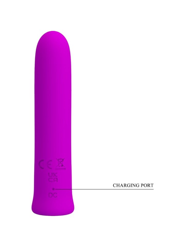 PRETTY LOVE - CURTIS MINI SUPERPOWER 12 VIBRACIONES SILICONA VIOLETA