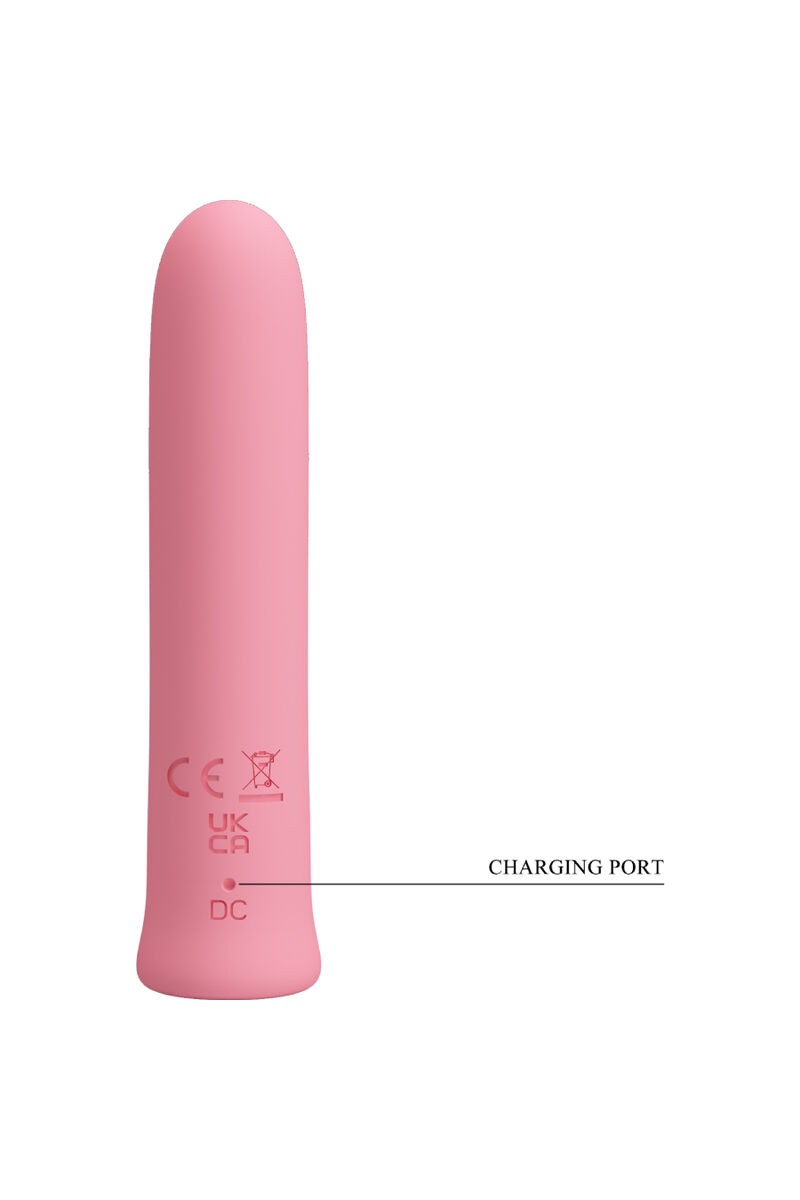 PRETTY LOVE - CURTIS MINI SUPEROWER 12 VIBRACIONES SILICONA ROSA
