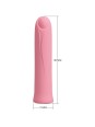 PRETTY LOVE - CURTIS MINI SUPEROWER 12 VIBRACIONES SILICONA ROSA