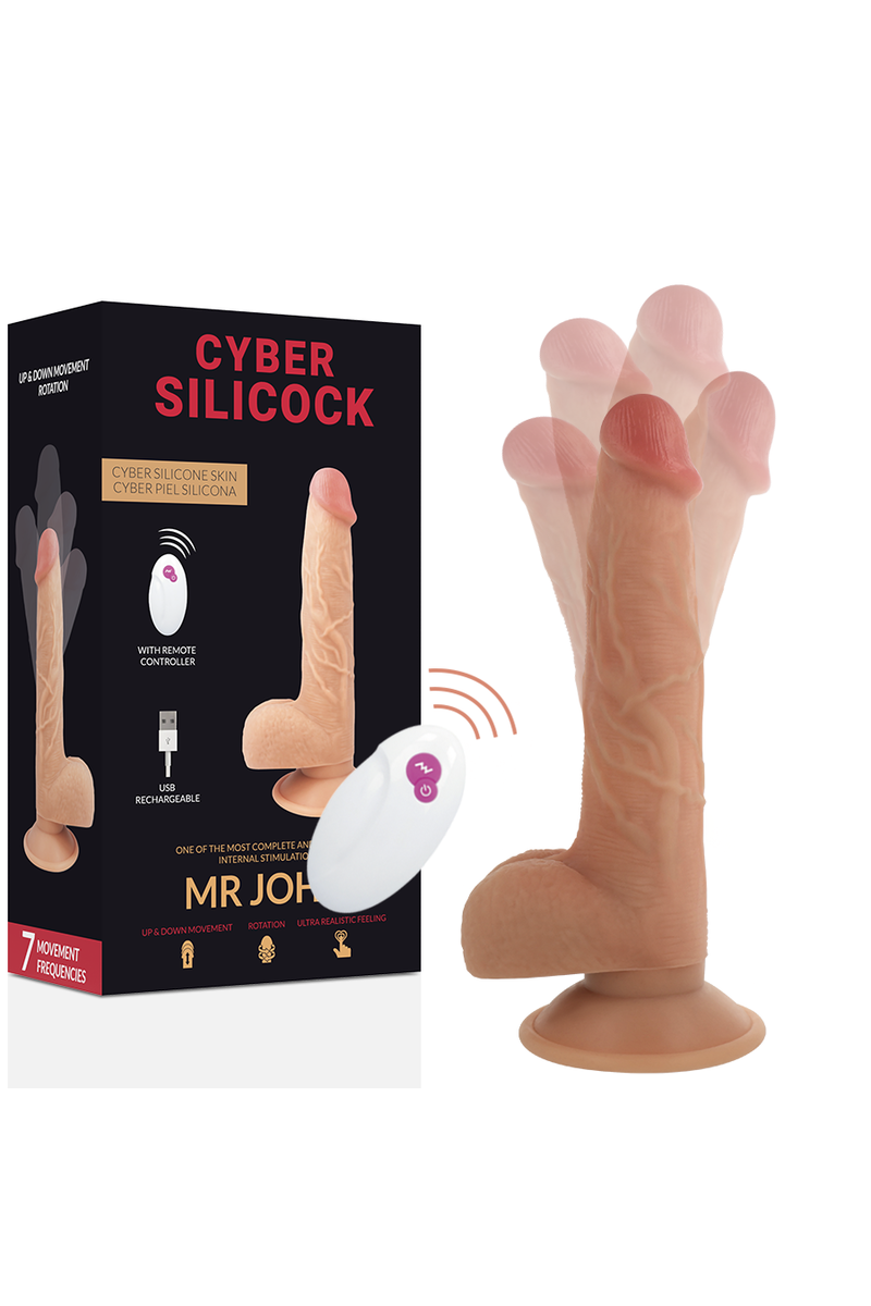 CYBER SILICOCK - REALISTICO CONTROL REMOTO MR JOHN