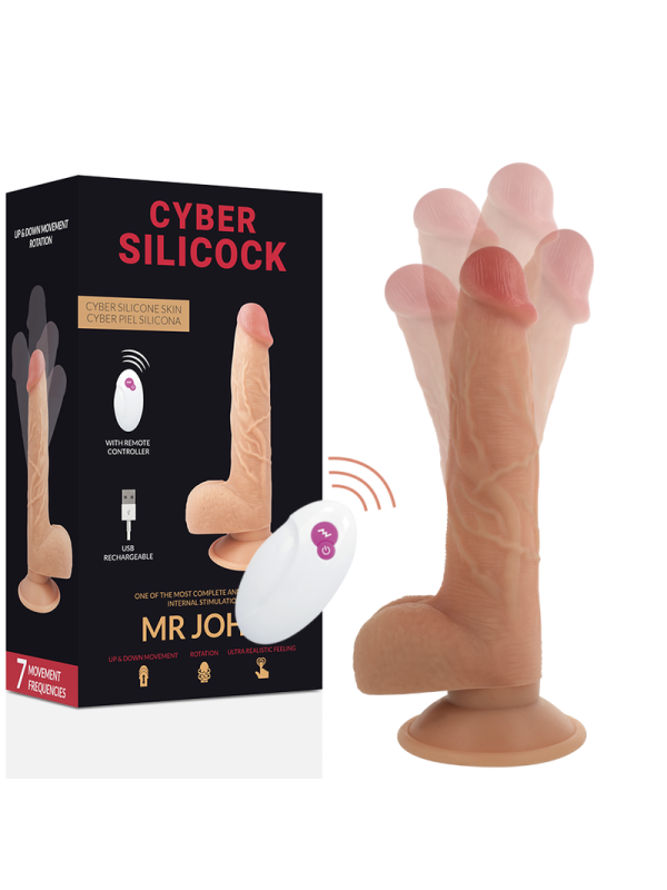 CYBER SILICOCK - REALISTICO CONTROL REMOTO MR JOHN