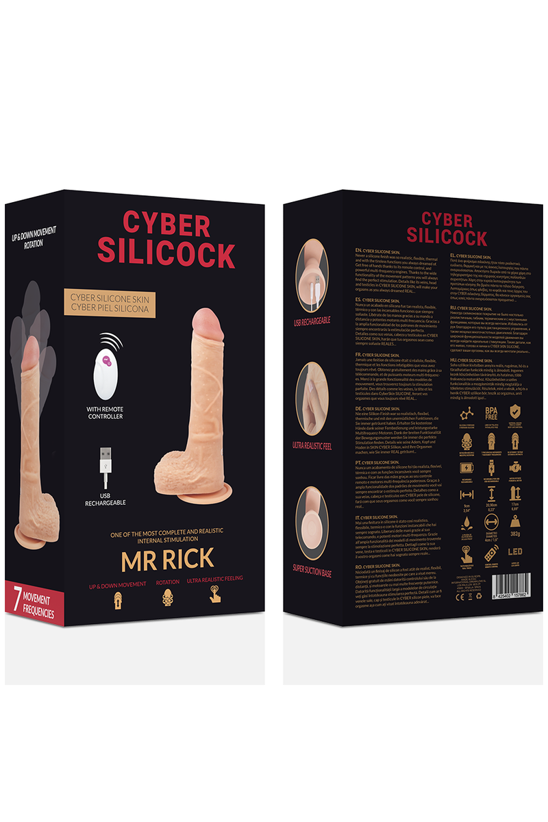 CYBER SILICOCK - REALISTICO CONTROL REMOTO MR RICK
