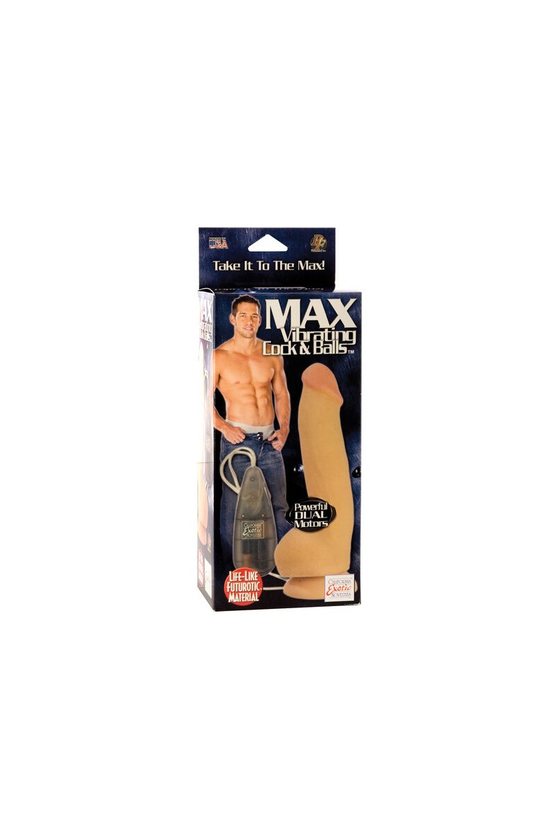 CALIFORNIA EXOTICS - MAX PENE REALISTICO CON DOBLE VIBRADOR