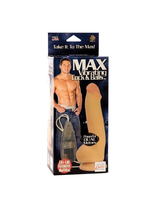 CALIFORNIA EXOTICS - MAX PENE REALISTICO CON DOBLE VIBRADOR