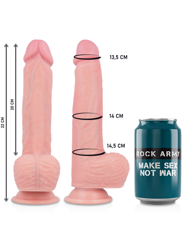 ROCKARMY - HAWK ROTADOR Y VIBRADOR 22 CM