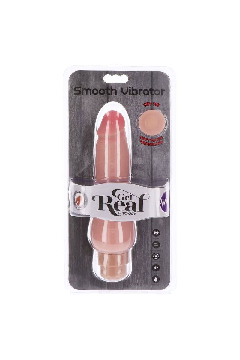 GET REAL - DUAL DENSITY SMOOTH VIBRADOR NATURAL