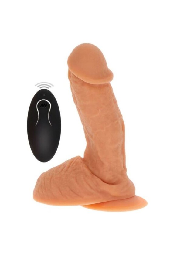 GET REAL - DILDO VIBRADOR SILICONA NATURAL