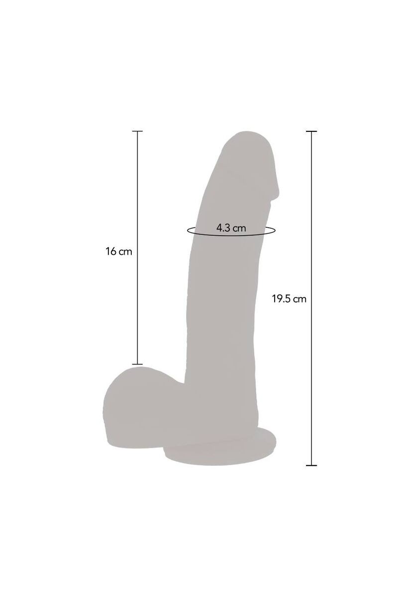 GET REAL - DILDO EMPUJE MAGNÉTICO PULSANTE NATURAL