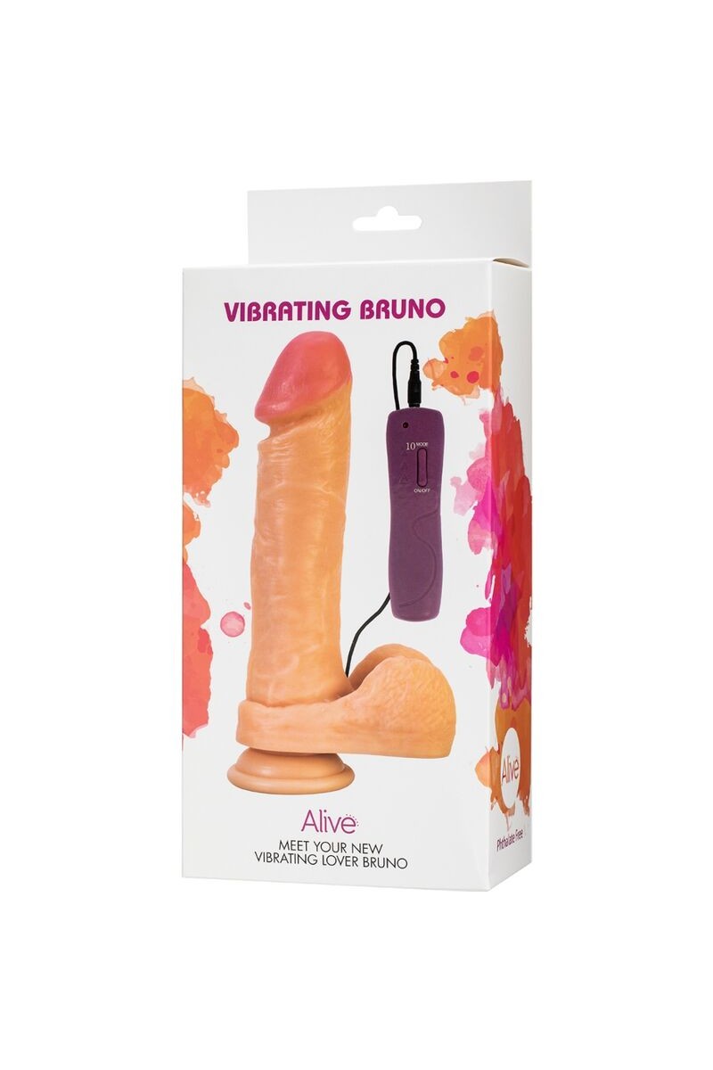 ALIVE - BRUNO PENE REALISTICO VIBRADOR 22 CM