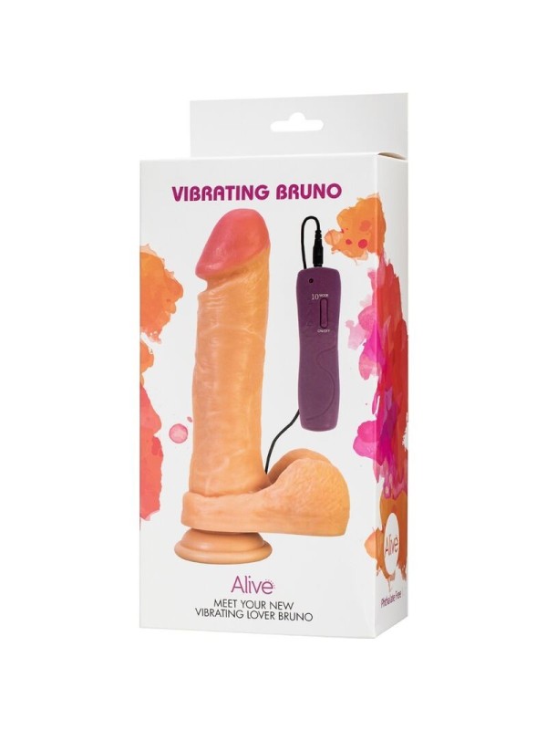 ALIVE - BRUNO PENE REALISTICO VIBRADOR 22 CM